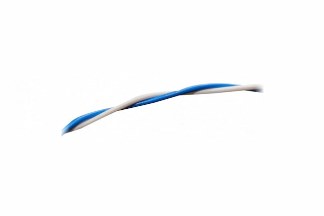 Rangierdraht blau/weiss (0.6mm²)