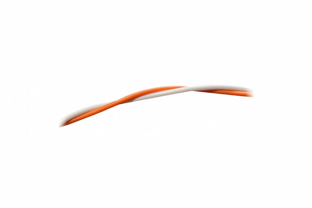 Rangierdraht orange/weiss (0.8mm²)